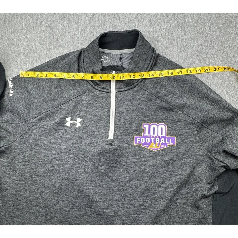 Under Armour Ashland University Eagles Football Quarter Zip Pullover Men's Sz XL